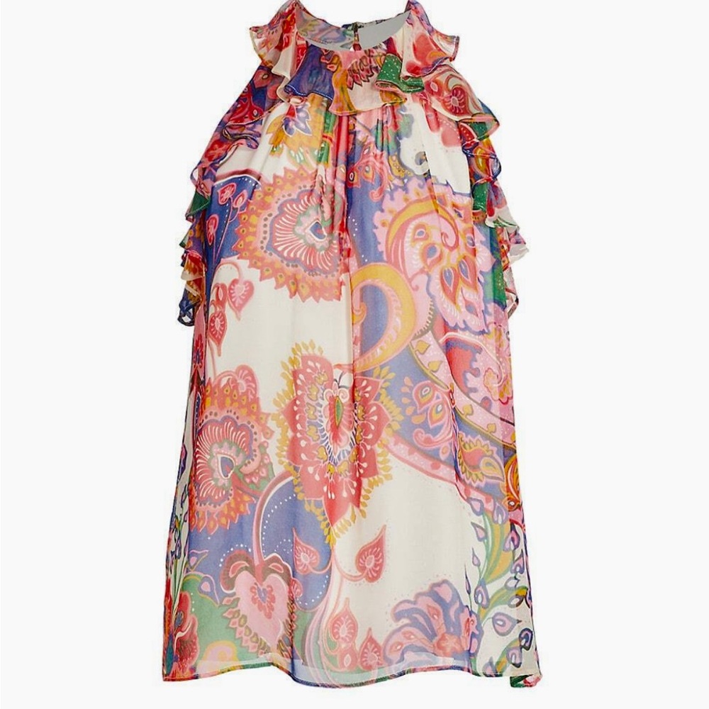 NWT ZIMMERMANN
Lovestruck Ruffled Floral Sleeveless Tank, Size 6